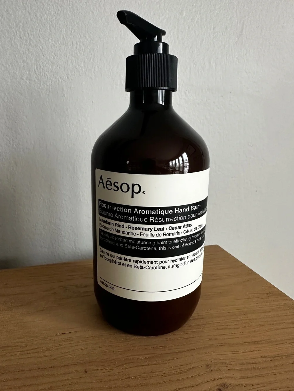 Aesop Resurrection Aromatique Hand Balm — 16.5oz